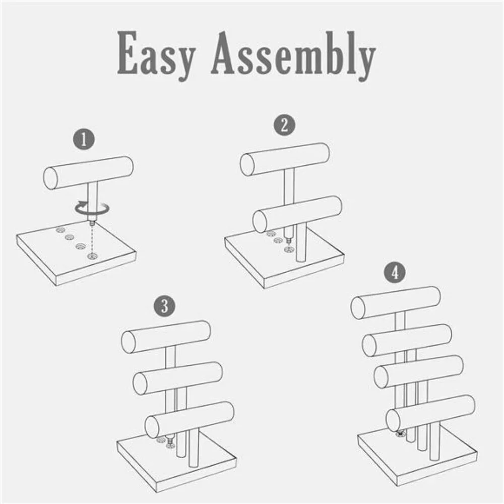 Bracelet Holder Display Bracelet Organizer, Wooden Bracelet Stand